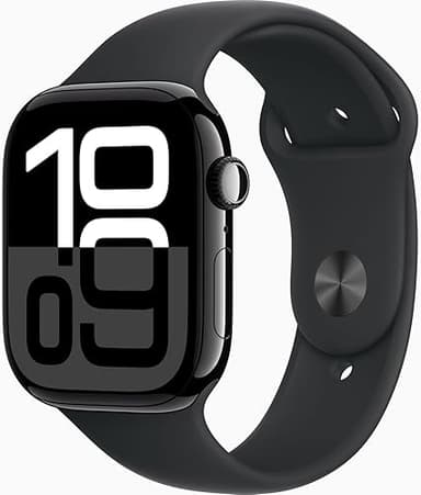 Apple Watch Series 10 [GPS, 46mm] - Jet Black Aluminum Ca…