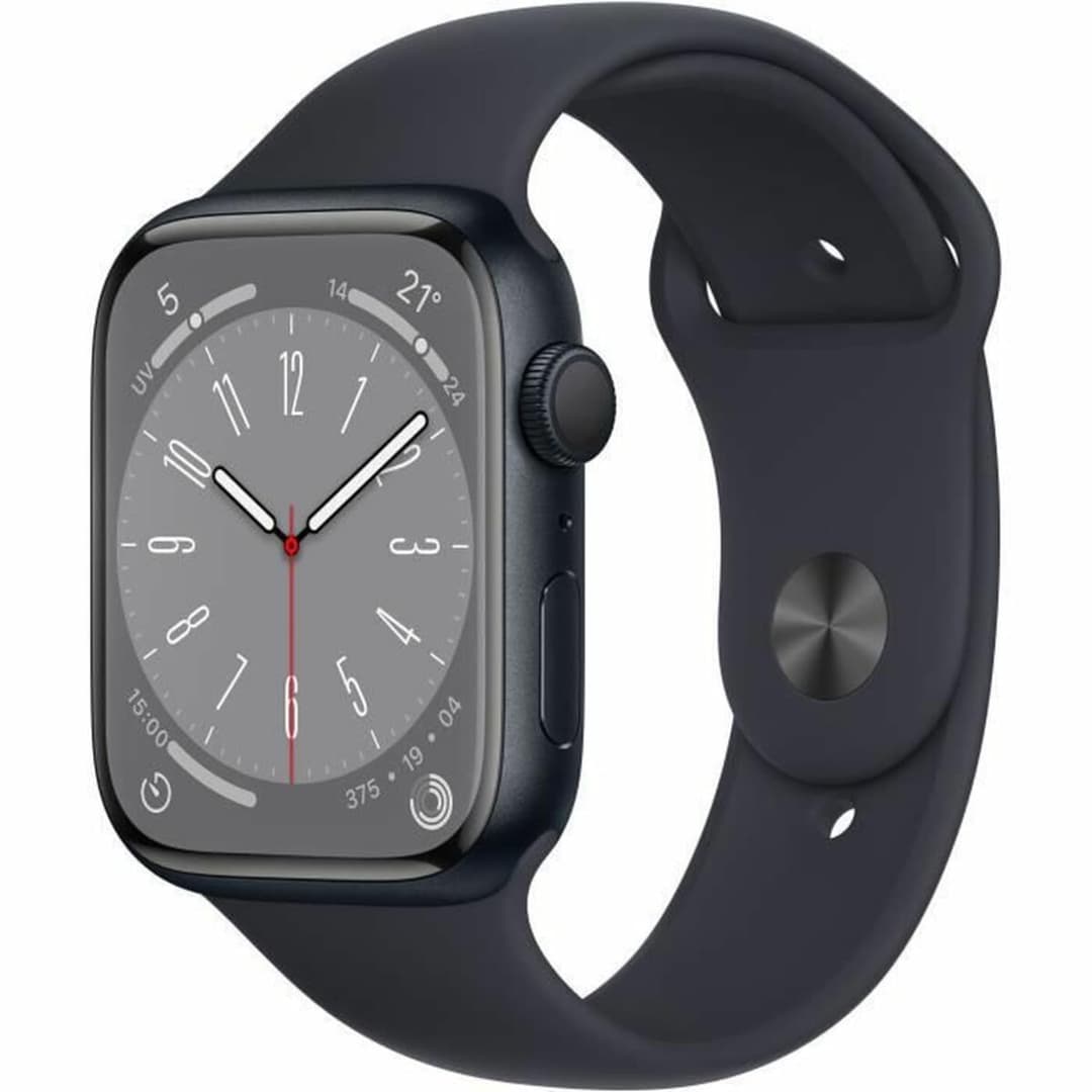 Apple Watch Series 8 (GPS, 45mm) Midnight Aluminum Case w…