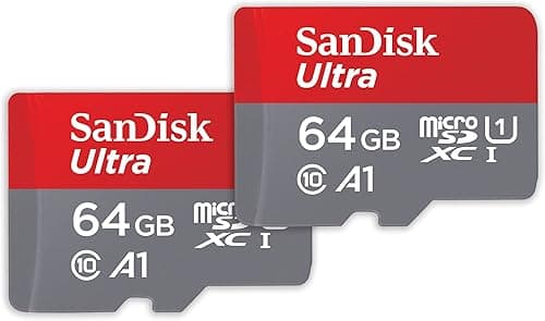 SanDisk 64 Go Extreme Carte SDHC+ RescuePRO Deluxe, jusqu'à 100 Mo/s, UHS-I, Classe 10, U3 - Twin Pack