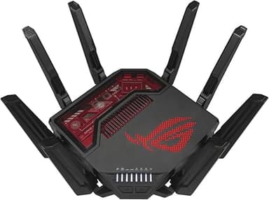 ASUS Router gaming GT-BE19000 Tri-band WiFi 7 (802.11be),…