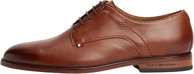 Tommy Hilfiger Chaussures Derby Homme Thunit en Cuir, Mar…