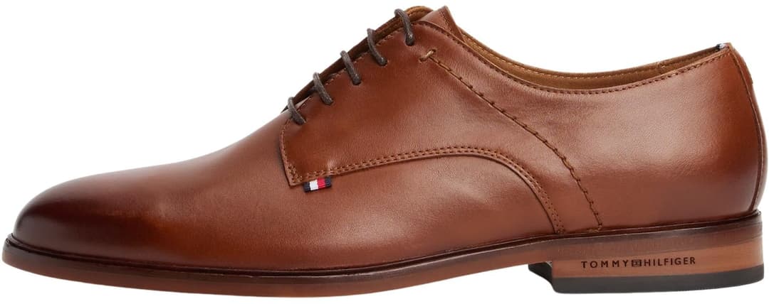 Tommy Hilfiger Chaussures Derby Homme Thunit en Cuir, Mar…