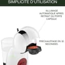 KRUPS Nescafé Dolce Gusto Capsule Coffee Machine, 15 Bars, Multi-Drinks, Compact Coffee Maker, Automatic Shut-off, Economy Mode, Piccolo XS KP1A3110 - 3