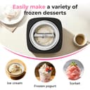 Vpcok Direct Ice Cream Maker, Electric Ice Cream Maker, Stainless Steel Ice Maker, 2L Ice Maker and Ice Cream Maker for Ice Sorbet, Ice Cream and Ice Yogurt - 5