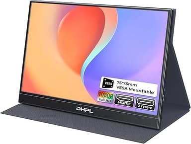 15.6 Inch Portable Display, USB-C Laptop Screen with VESA…
