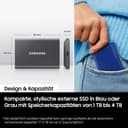 Samsung T7 Portable SSD - 1 TB - USB 3.2 Gen.2 External SSD Titanium Grey (MU-PC1T0T/WW) - 5