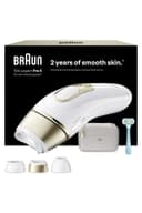 Braun Lumiere Pulsee Smart Silk·Expert Pro 5 Home Laser Alternative, Semi-Definitive Hair Reduction, with Pouch, Gillette Venus Women's Shaver, 3 Heads, PL5311 - 1