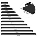 WOLTU Volato RG9478sz Floating Wall Shelf High Gloss Black, CD DVD Shelf Bookshelf Wooden Board 60x22.9x3.8cm - 5