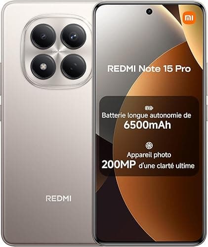 XIAOMI Redmi Note 15 Pro 8+256 Titanium (No power adapter…