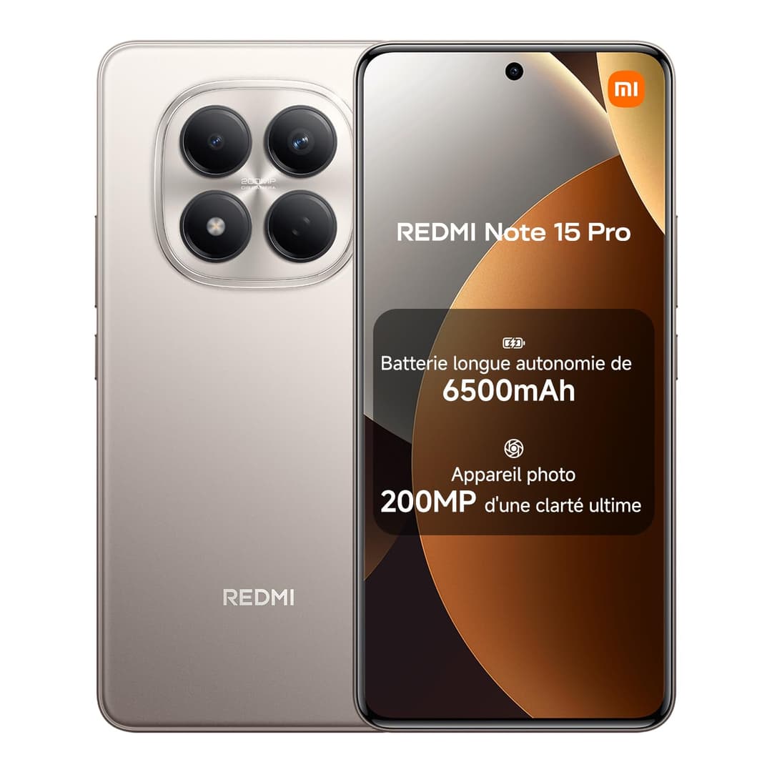 XIAOMI Redmi Note 15 Pro 8+256 Titanium (No power adapter…