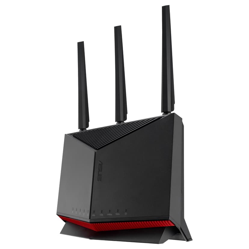 ASUS RT-BE86U - Routeur Wi-FI 7 Extensible - Double Bande BE6800, 4096-QAM, MLO, AI WAN Detection, AiMesh, Abonnement Gratuit à la sécurité réseau,VPNs - 1