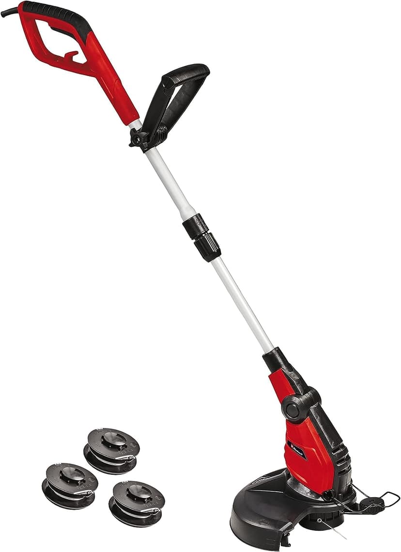 Einhell Coupe-Bordures électrique GC-ET 4530 Set (450 W, Longueur du Fil 10 m, Etrier de Protection, Livré avec 3 Bobine de Fil) - 1