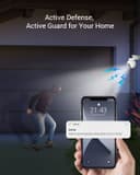 EZVIZ 2K Battery Camera Wireless Outdoor, No Subscription, Solar Panel Compatible, Auto Tracking, Human Detection, 360° Pan Tilt, Color Night Vision, Two Way Audio, Alarm, Alexa Google Control(CB8) - 8