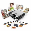 TEFAL MENAGE - Snack collection-700 W-2 jeux de plaques croques et gaufres-2 livrets de recettes-Noir inox - TEFAL MENAGE - FDS-119997 - 2
