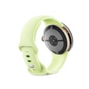 Google Pixel Watch 4 (41 mm) – Montre connectée Android, Suivi Complet des données de santé et de Remise en Forme – Boîtier en Aluminium Champagne Doré – Bracelet Sport Vert Citron – Wi-FI - 4