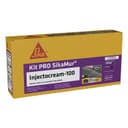 SIKA - Kit Traitement contre les Remontées Capillaires/Remontées d'Humidité dans les Murs - SikaMur InjectoCream 100, Blanc - Intérieur et Extérieur - Anti-moisissures - 20m linéaire - 1