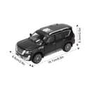 RiToEasysports Modèle de Voiture SUV 1/32 en Métal Alliage Moulé Sous Pression Jouet Voiture avec Son et Lumière pour Garçons et Filles (Noir) - 7