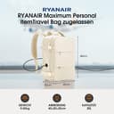 Ryanair – Sac de voyage à 12 poches sous le siège avec poche séparée pour chaussures pour homme et femme, 20 l (40 x 20 x 25 cm), Noir , 40x20x25, Sac à dos de voyage à main - 2