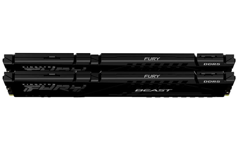 Kingston FURY Beast Noir DDR5 32Go (2x16Go) 6000MT/s CL30 DIMM Mémoire pour PC de Gamer Kit de 2 AMD EXPO et Intel XMP - KF560C30BBEK2-32 - 4