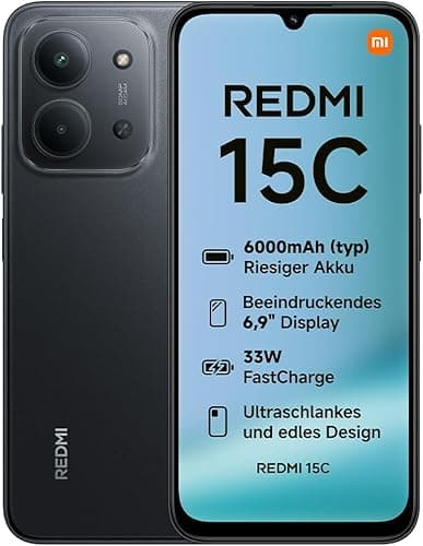 Redmi 15C 4+128 Midnight Black (No power adapter included)