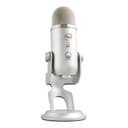 Blue Microphones Yeti, Micro USB pour Enregistrer, Streaming, Gaming, Podcast, Micro Gaming condensateur, Micro PC & Mac avec Effets Blue VO!CE, Support ajustable, Plug and Play - Argent - 1