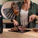 Cecotec Air Fryer Cecofry&Grill Duoheat 8000. Friteuse à Air sans Huile 8L, Grill et Plancha, Résistance Double, 2200W, Cuisson Uniforme, Moins de Graisse, Idéale pour Pizzas - 6