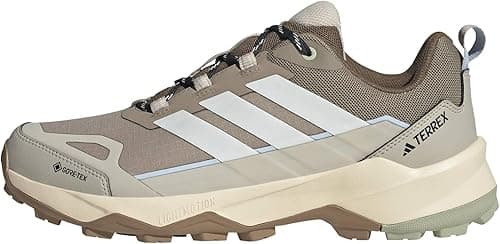 adidas Homme Terrex Skychaser AX5 Gore-TEX Hiking Shoes, Blanch Cargo/Off White/Wonder Alumina, 41 1/3 EU