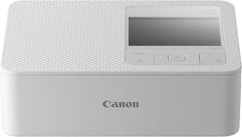 Canon SELPHY CP1500 Imprimante Photo Portable – Impression sans Fil, Impressions Durables, Connectivité USB-C & Carte SD – Imprimante Portable Idéale pour Le Scrapbooking et Les Albums Photo, Blanc