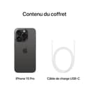 Apple iPhone 15 Pro (128 Go) - Titane Noir - 6
