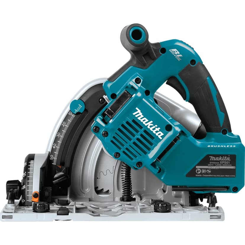 Makita DSP600ZJ (36V) Twin 18V Li-Ion LXT Brushless 165mm Plunge Cut Saw Supplied In A Makpac Case - Batteries And Charger Not Included - 5