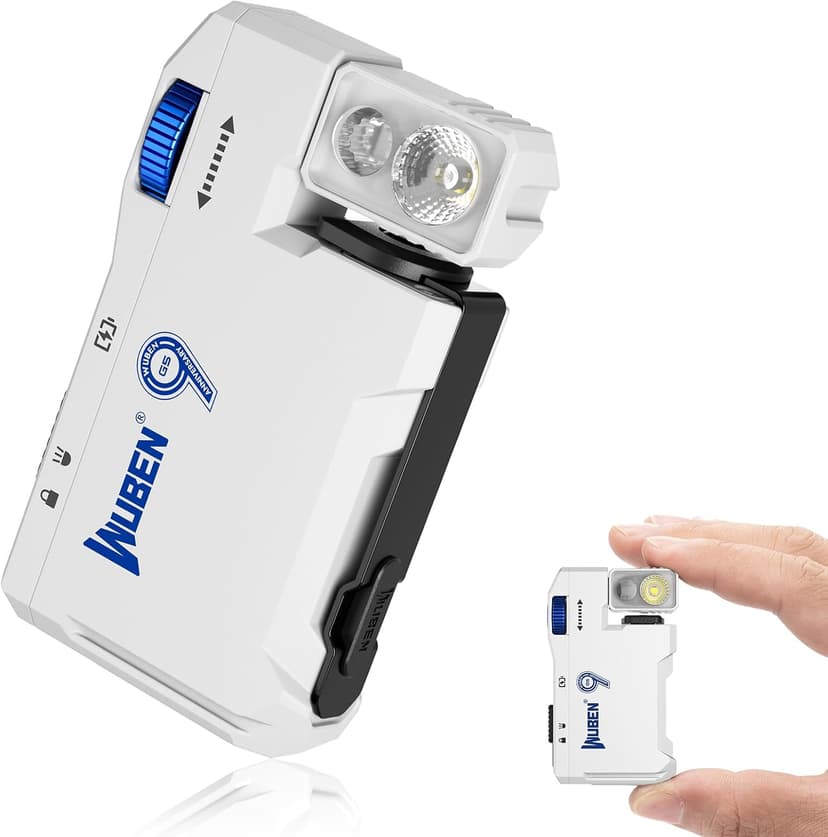 WUBEN L50 Ultra Powerful LED Torch, 1200 Lumens, IP68 Waterproof Tactical Torch, 5 Modes Military Flashlight for Camping Hiking Emergency - 1