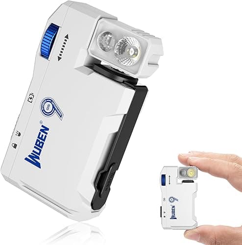 WUBEN L50 Ultra Powerful LED Torch, 1200 Lumens, IP68 Waterproof Tactical Torch, 5 Modes Military Flashlight for Camping Hiking Emergency