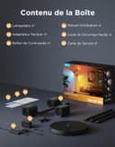 Govee Tree LED Floor Lamp, RGBWW 3-Head Focus Adjustable Standing Corner Lamp, Work with Matter Alexa, 64+ Scenes, Music Sync, 157cm Black Floor Lamps for Living Room, Bedroom, Reading Room - 9