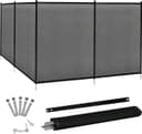 FANTASK 360 x 125 cm Pool Fence, Protective Fence, Child Proof, Pool Protection Fence for Swimming Pool Garden, Child Protection Fence, Pool Complete Set for Recessed Swimming Pools - 1
