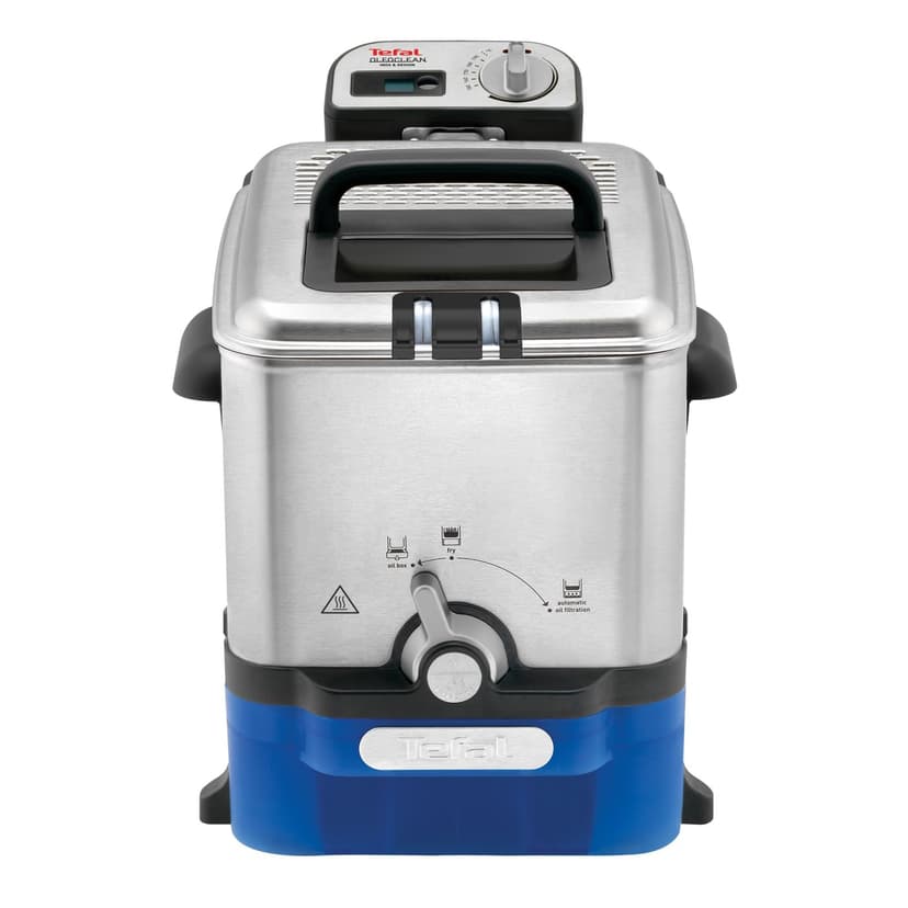 Tefal Oleo Clean Friteuse semi-professionnelle 3,5 L, 2300 W, Jusqu'à 6 pers, Filtration automatique de l'huile, Minuteur digital, Hublot de contrôle, Thermostat, Boite de stockage d'huile FR804015 - 9
