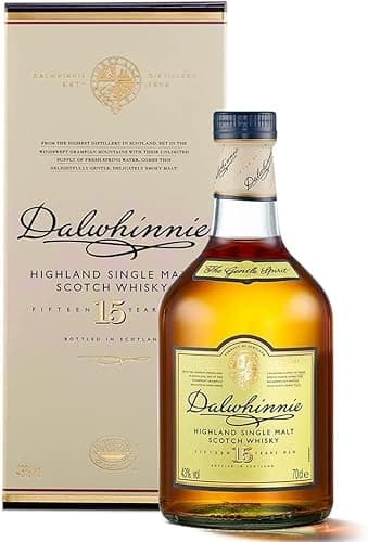 Dalwhinnie 15 Year Old Single Malt Scotch Whisky | 43% vol | 70cl | Scottish Highlands | Smooth & Aromatic | Malty Sweet Flavours & Smoky Warmth | with Gift Box