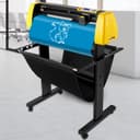 VEVOR Vinyl Cutting Plotter 870mm Vinyl Cutting Plotter for Printing Vinyl Auto Cut Camera Contours LCD Display Adjustable Strength and Speed Compatible with Windows - 8