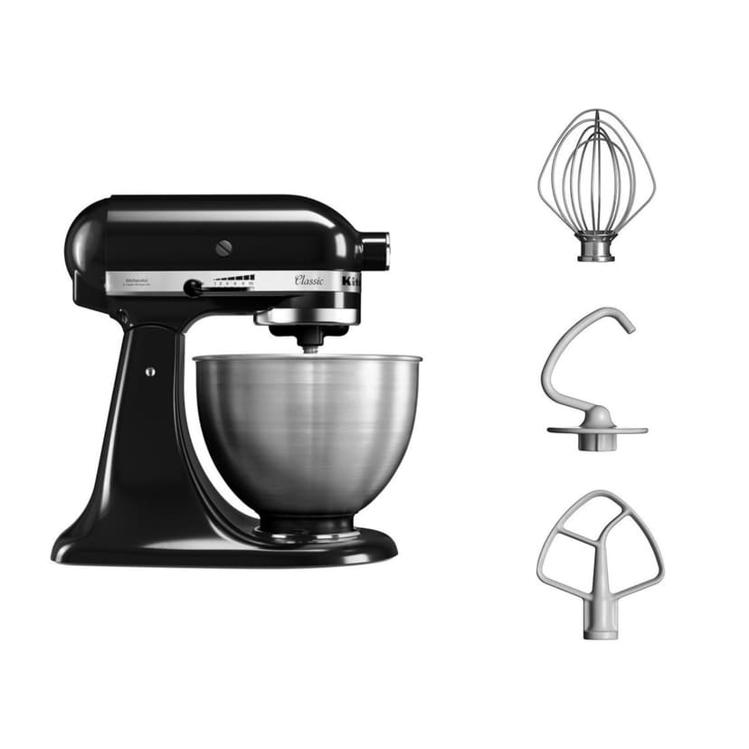 KitchenAid Classic 4.3 L Kitchen Processors with Tilting Motor Head, 4.3 L, Black - 5