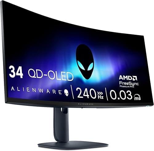Alienware 34 Écran PC Gaming - AW3425DW, WQHD (3440x1440)…