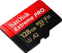SanDisk 128GB Extreme PRO microSDXC card + SD adapter + RescuePro Deluxe, up to 200 MB/s, with A2 App Performance, for smartphones, action cameras or drones UHS-I Class 10 U3 V30 - 2