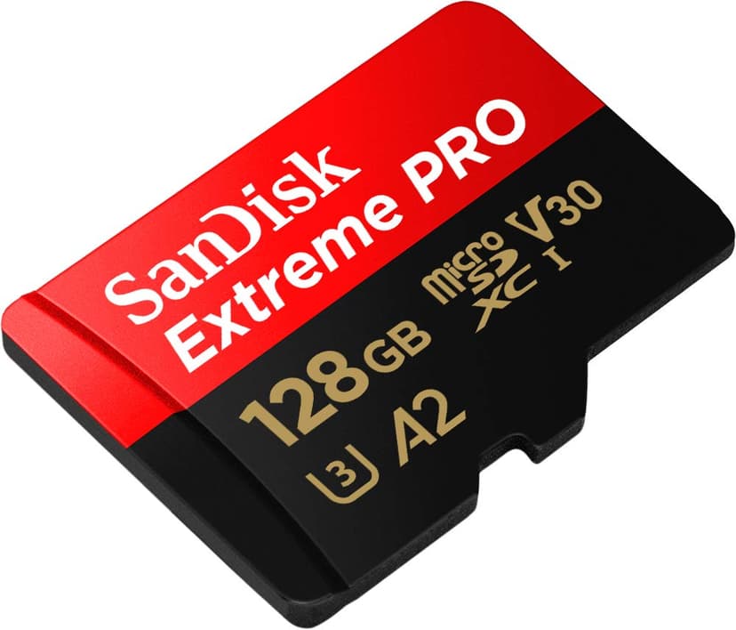 SanDisk 128GB Extreme PRO microSDXC card + SD adapter + RescuePro Deluxe, up to 200 MB/s, with A2 App Performance, for smartphones, action cameras or drones UHS-I Class 10 U3 V30 - 2
