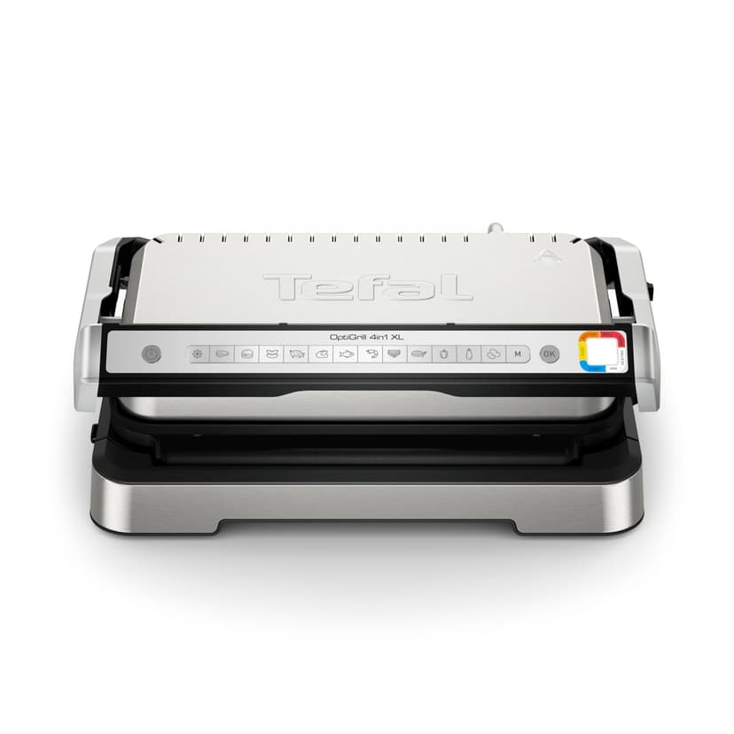 Tefal OptiGrill 4-in-1 XL Contact Grill with Baking Bowl, Foldable, Table Grill, 12 Programs, Cooking Step Display, Electric Grill, Oven, GC784D10 - 3