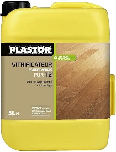 Vitrificateur Monocomposant PUR-T 2 Satiné Plastor 5 litr…