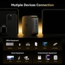 NiPoGi Essenx E1 Mini PC AMD Ryzen 3250U Windows 11 Pro (2C/4T, up to 3.5 GHz) 8GB DDR4 RAM + 256GB SSD, 4K@60Hz dual display HDMI 2.0 + DP/Wi-Fi/BT/LAN, mini computer for office/education - 6