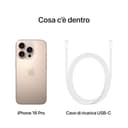Apple iPhone 16 Pro 256GB: Telefono 5G con Controllo photo camera, Dolby Vision 4K has 120 fps and a previous battery life. Compatible with AirPods; Titanio sabbia - 6
