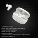 JBL Wave Beam 2, Wireless Noise Cancelling Bluetooth Earbuds with 40h Playtime, JBL Pure Bass Sound, Smart Ambient Technology and Multi-Point Connection, Closed-Back Stick Design, White - 5