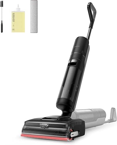 dreame H15 Pro FoamWash Aspirateur Laveur, Nettoyage Ciblé, Solution à Rapport Intelligent, Bras Robotisé IA 2.0, TangleCut 2.0, Lavage Intelligent de la Brosse, Séchage Intelligent