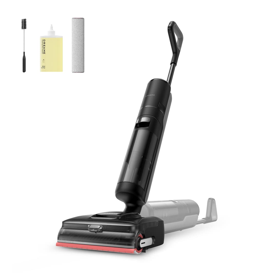 dreame H15 Pro FoamWash Aspirateur Laveur, Nettoyage Ciblé, Solution à Rapport Intelligent, Bras Robotisé IA 2.0, TangleCut 2.0, Lavage Intelligent de la Brosse, Séchage Intelligent