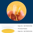 Blueshaweu Screen Protector Compatible with innioasis Y1 MP3 Player 2.4 Inch HD Clear Flexible TPU Screen Protector [Pack of 6] for innioasis Y1 MP3 Player (Transparent) - 6