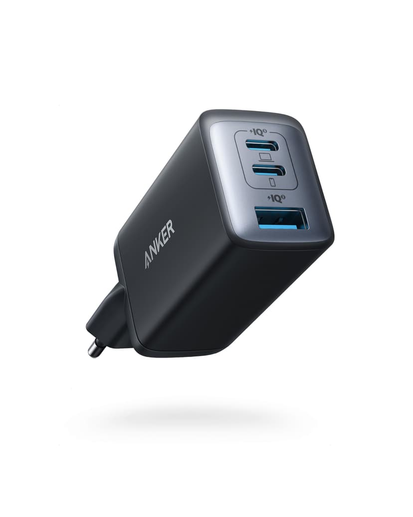 Anker USB C Charger (Nano II 65W) Pod 3 Port PPS Fast Charger, Compact USB-C Power Supply for MacBook Pro, iPad Pro, Steam Deck, Galaxy S20, Dell XPS 13, Note 20/10+, iPhone 15, Pixel - 1